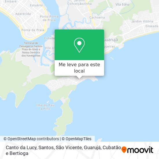 Canto da Lucy mapa