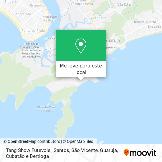 Tang Show Futevolei mapa