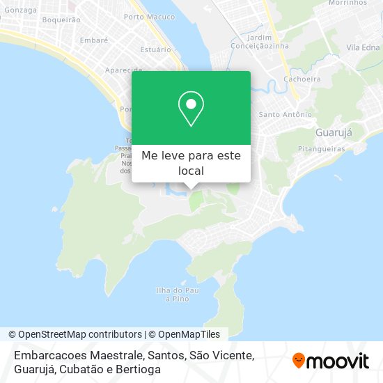 Embarcacoes Maestrale mapa
