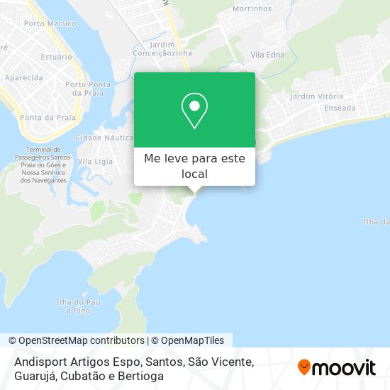 Andisport Artigos Espo mapa