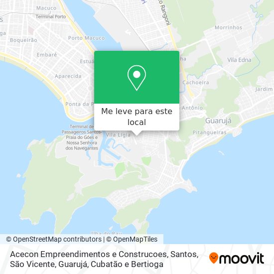 Acecon Empreendimentos e Construcoes mapa