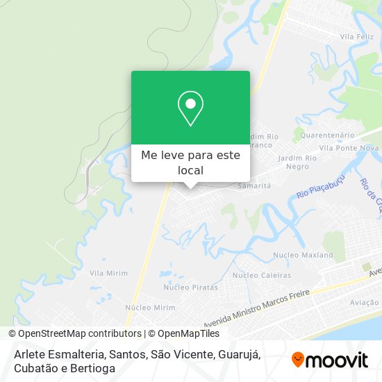 Arlete Esmalteria mapa