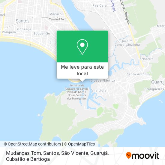 Mudanças Tom mapa