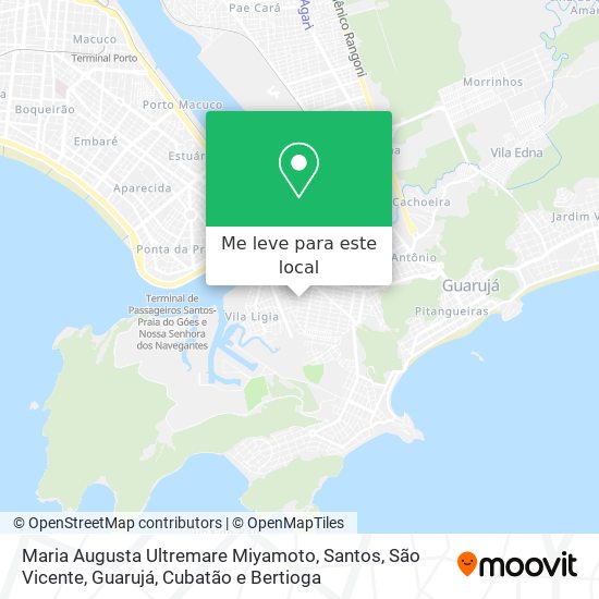 Maria Augusta Ultremare Miyamoto mapa
