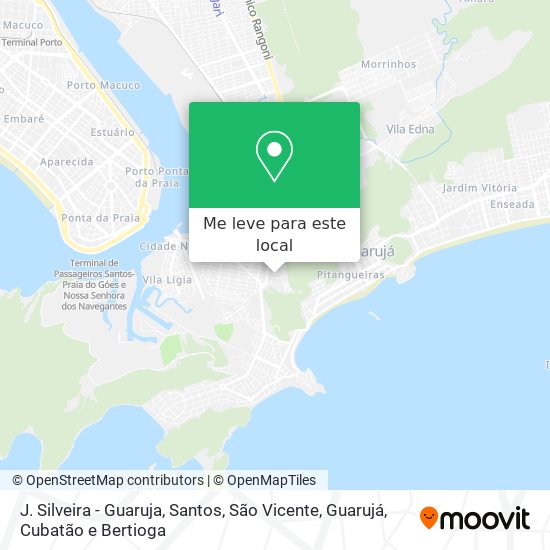 J. Silveira - Guaruja mapa