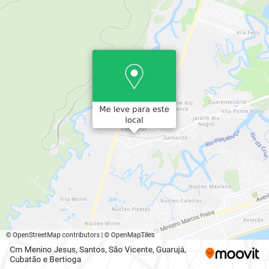 Cm Menino Jesus mapa