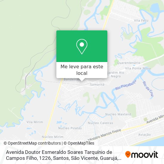 Avenida Doutor Esmeraldo Soares Tarquínio de Campos Filho, 1226 mapa