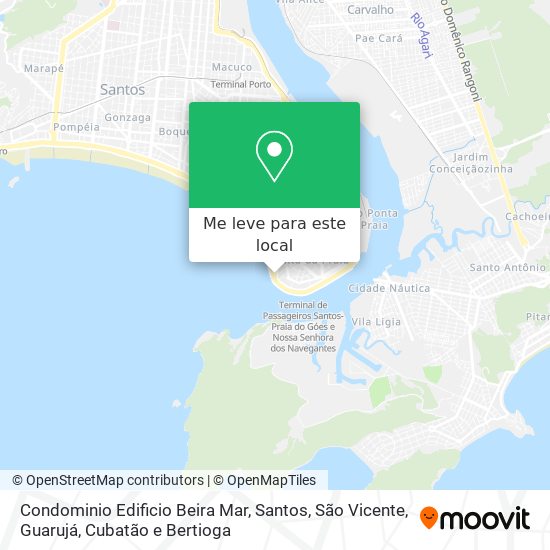 Condominio Edificio Beira Mar mapa