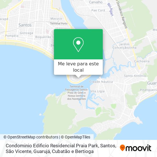 Condominio Edificio Residencial Praia Park mapa