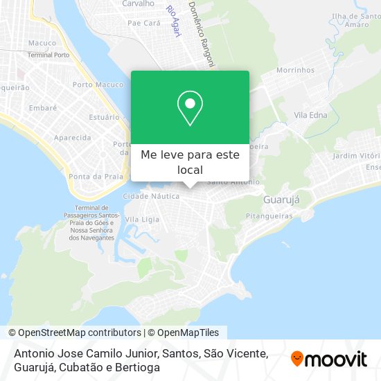 Antonio Jose Camilo Junior mapa