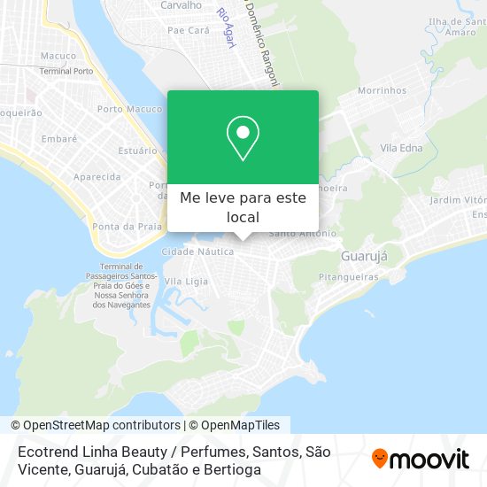 Ecotrend Linha Beauty / Perfumes mapa