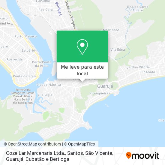 Coze Lar Marcenaria Ltda. mapa