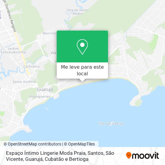 Espaço Íntimo Lingerie Moda Praia mapa