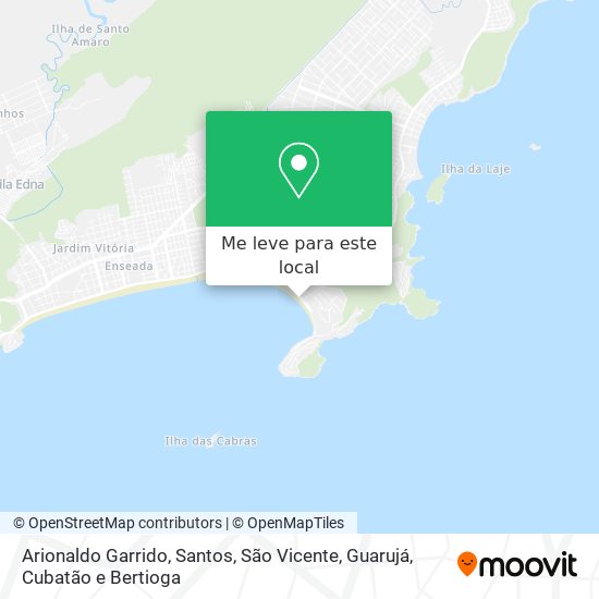 Arionaldo Garrido mapa