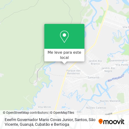 Eeefm Governador Mario Covas Junior mapa
