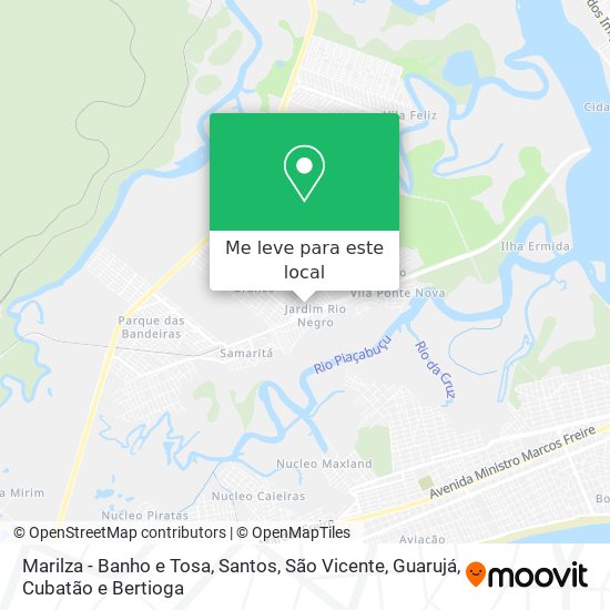 Marilza - Banho e Tosa mapa