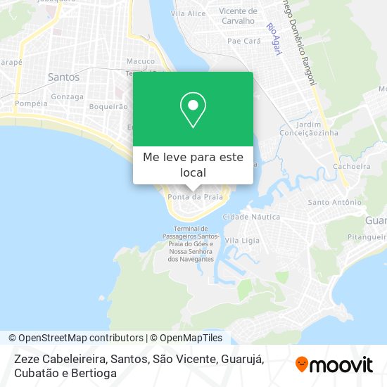 Zeze Cabeleireira mapa
