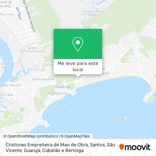 Cristovao Empreiteira de Mao de Obra mapa