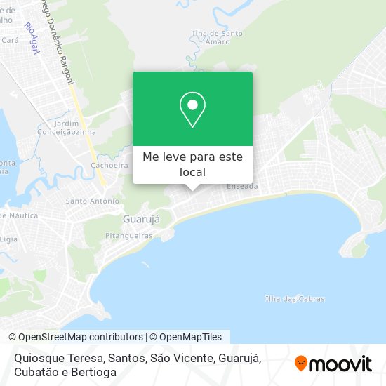 Quiosque Teresa mapa