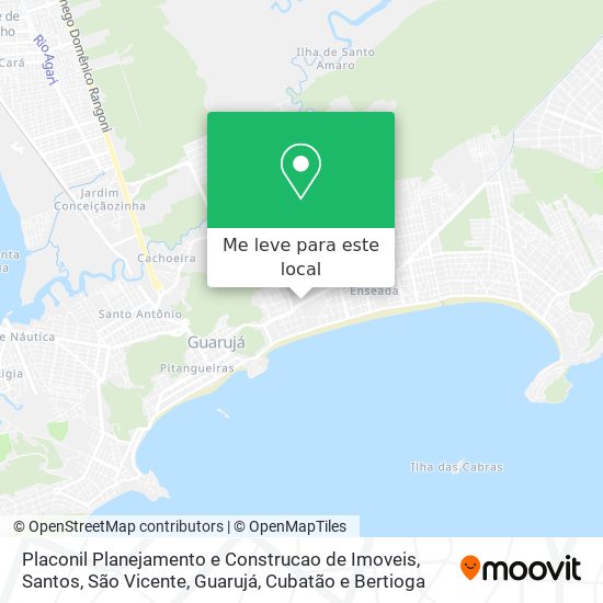 Placonil Planejamento e Construcao de Imoveis mapa