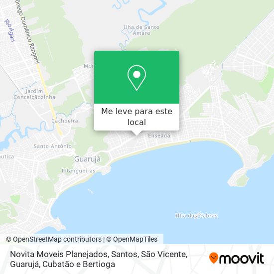 Novita Moveis Planejados mapa