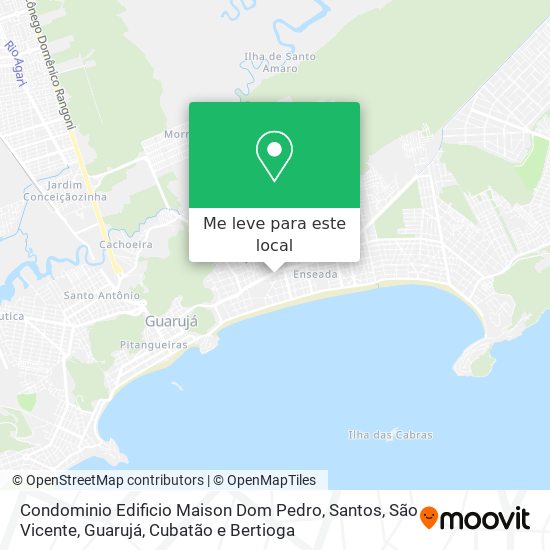 Condominio Edificio Maison Dom Pedro mapa