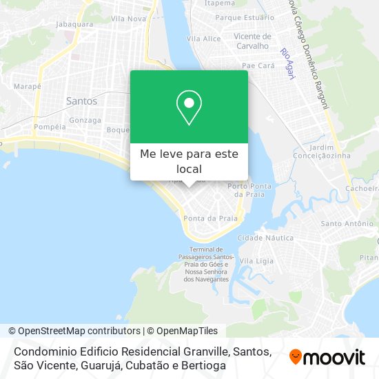 Condominio Edificio Residencial Granville mapa