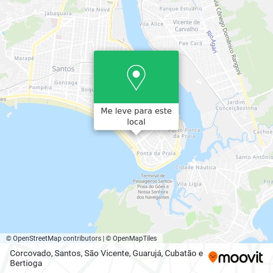 Corcovado mapa