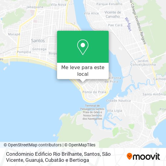 Condominio Edificio Rio Brilhante mapa