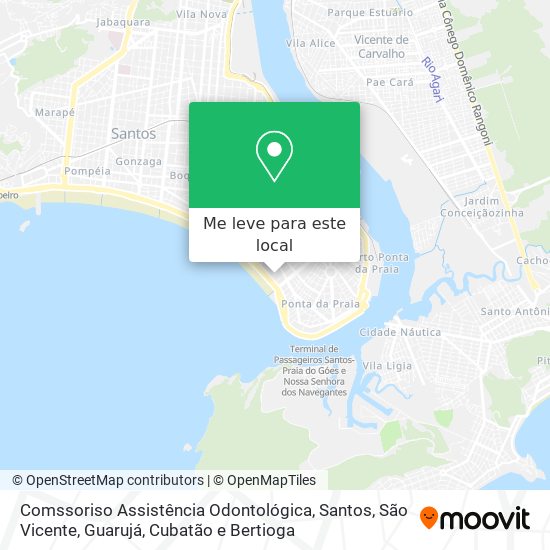 Comssoriso Assistência Odontológica mapa