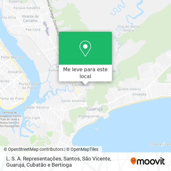 L. S. A. Representações mapa