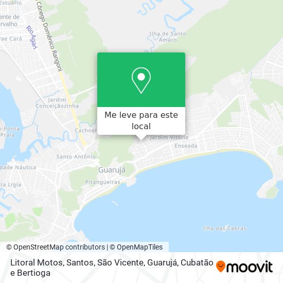 Litoral Motos mapa