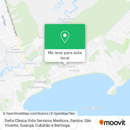 Delta Clinica Vida Servicos Medicos mapa