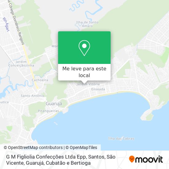 G M Figliolia Confecções Ltda Epp mapa