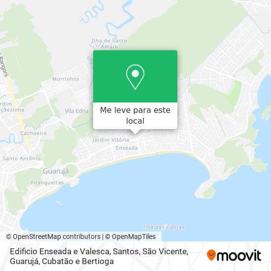 Edificio Enseada e Valesca mapa