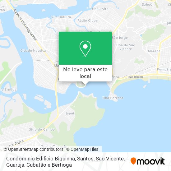 Condomínio Edificio Biquinha mapa