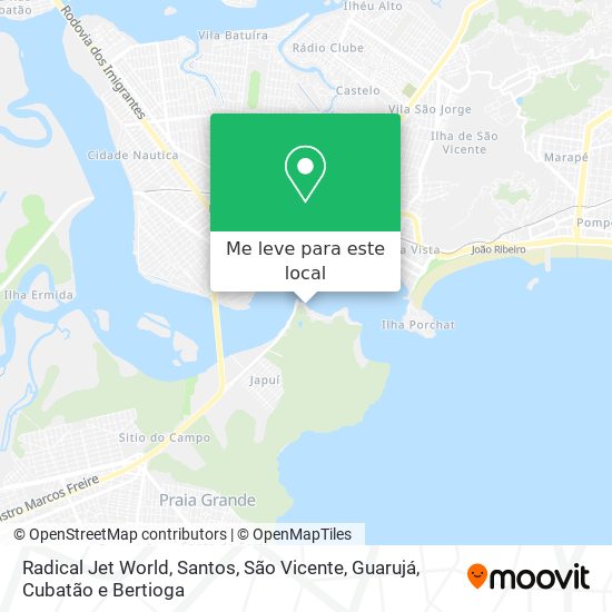 Radical Jet World mapa