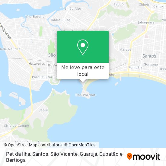 Pet da Ilha mapa