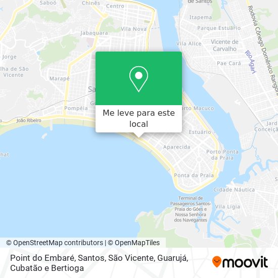 Point do Embaré mapa