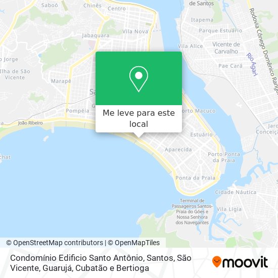 Condomínio Edificio Santo Antônio mapa