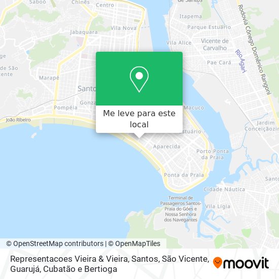 Representacoes Vieira & Vieira mapa