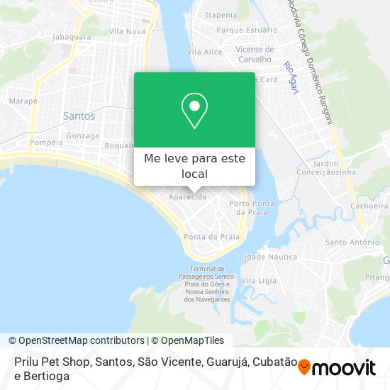 Prilu Pet Shop mapa