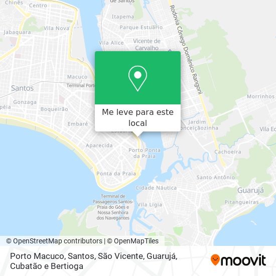 Porto Macuco mapa