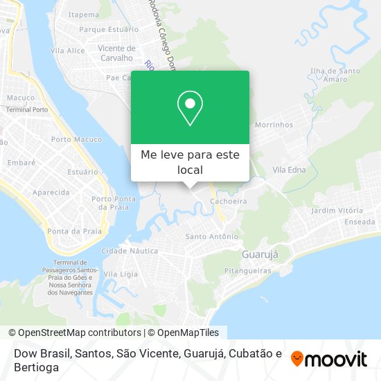 Dow Brasil mapa