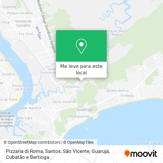 Pizzaria di Roma mapa