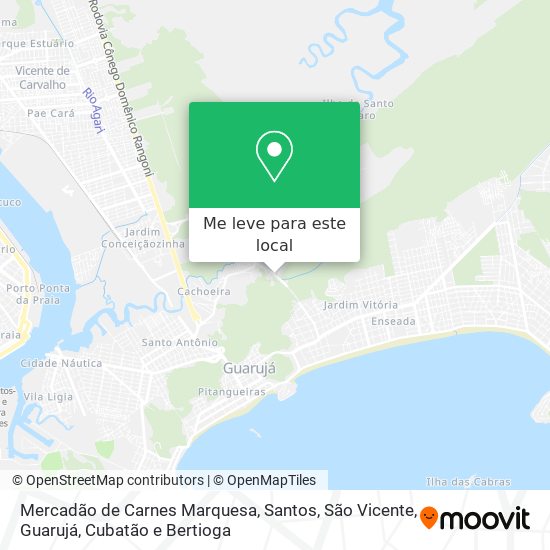 Mercadão de Carnes Marquesa mapa