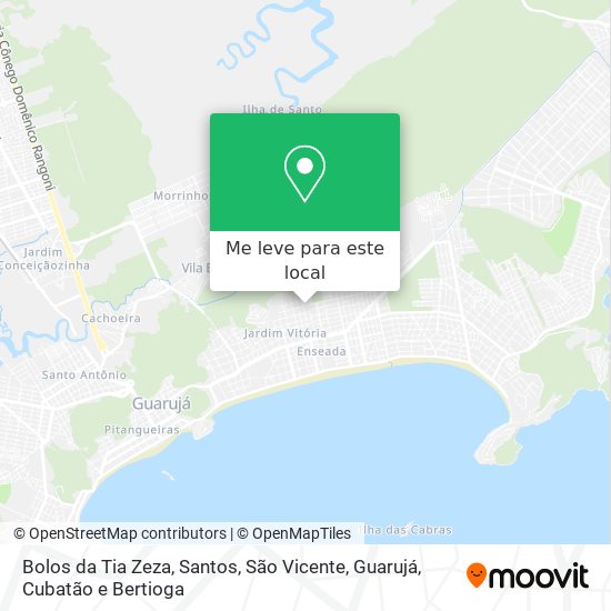 Bolos da Tia Zeza mapa