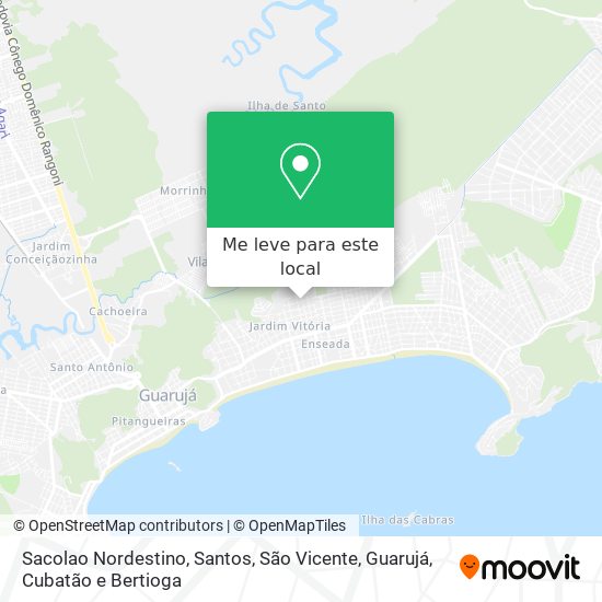 Sacolao Nordestino mapa