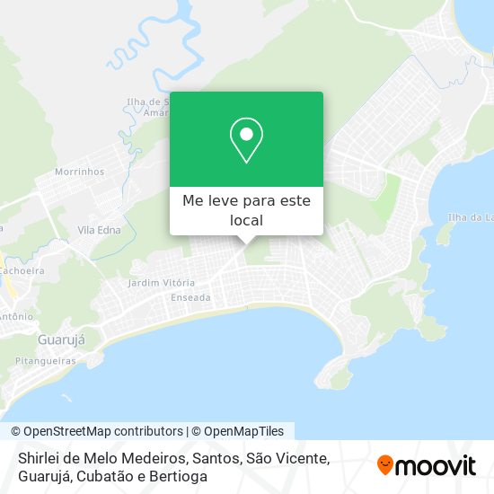Shirlei de Melo Medeiros mapa