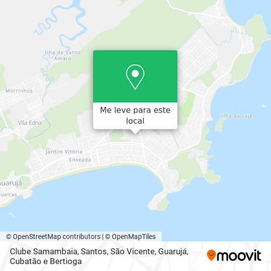 Clube Samambaia mapa